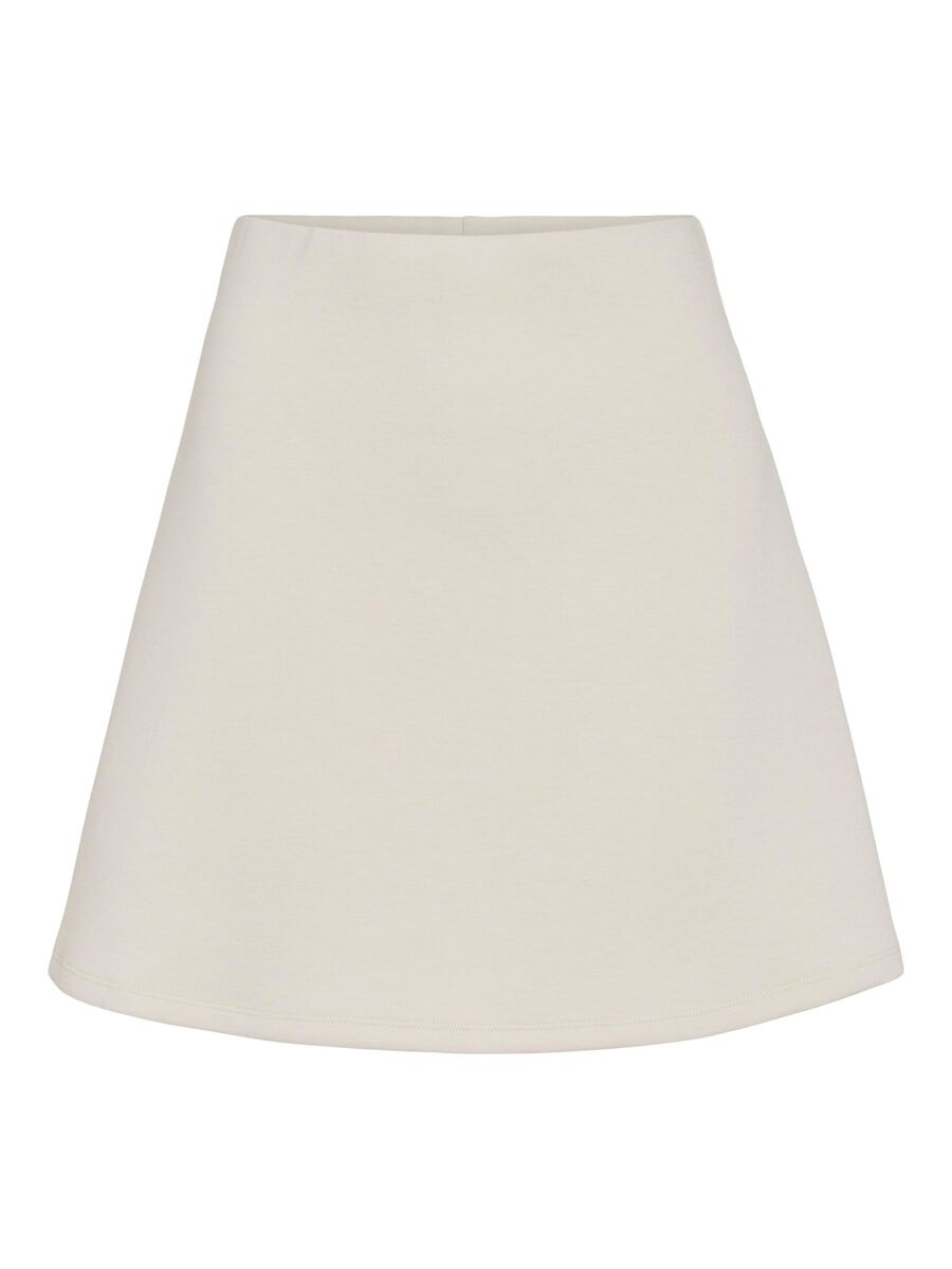 VILA VIREDLECT MINI SKIRT, Super Light Natural Melan, highres - 14112390_SuperLightNaturalMelan_001.jpg