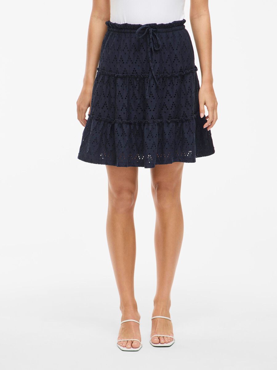 VILA HIGH WAIST MINI SKIRT, Navy Blazer, highres - 14104112_NavyBlazer_003.jpg