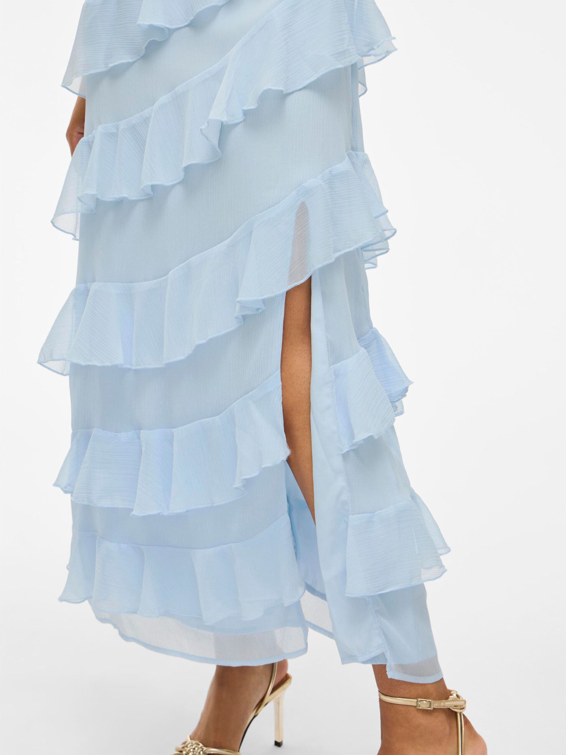 Carousel image - STRAP MAXI DRESS, Cashmere Blue | 5