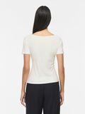 Product image thumbnail - VIEMILIE BOAT NECK SHORT SLEEVED TOP, Snow White | 2