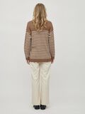 Vila STRIPED V-NECK CARDIGAN, Portabella, highres - 14072282_Portabella_936414_004.jpg