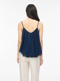Product image thumbnail - VIFALIA V-NECK STRAP TOP, Navy Blazer | 2