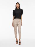 VILA VIRIK HIGH NECK SHORT SLEEVED TOP, Black, highres - 14112659_Black_005.jpg