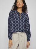 VILA PATTERNED LONG SLEEVED TOP, Navy Blazer, highres - 14108792_NavyBlazer_1201244_006.jpg