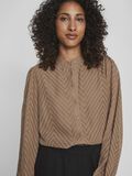 Vila HIGH NECK SHIRT, Brown Lentil, highres - 14090583_BrownLentil_007.jpg