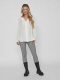 Vila HIGH LOW SPLIT NECK SHIRT, Snow White, highres - 14044253_SnowWhite_005.jpg