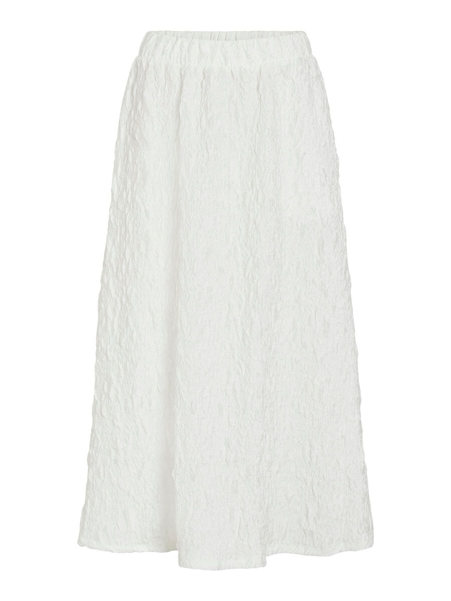 VILA VISOPHIA HIGH WAIST MIDI SKIRT, Snow White, highres - 14104019_SnowWhite_001.jpg