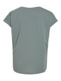 Product image thumbnail - VIDREAMERS - ENCOLURE RONDE T-SHIRT, Balsam Green | 6