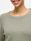 VILA VIRIL - COL ROND PULL EN MAILLE, Oil Green, highres - 14054177_OilGreen_714851_006.jpg