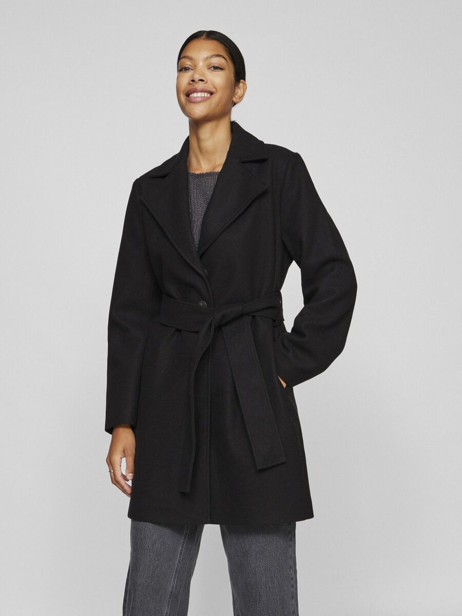 VILA BELTED COAT, Black, highres - 14104003_Black_003.jpg