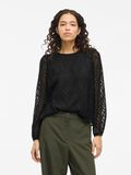 VILA VIMIKA ROUND NECK LONG SLEEVED TOP, Black Beauty, highres - 14107406_BlackBeauty_003.jpg