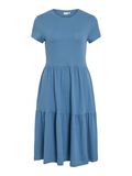 VILA SHORT SLEEVED MIDI DRESS, Coronet Blue, highres - 14109684_CoronetBlue_001.jpg