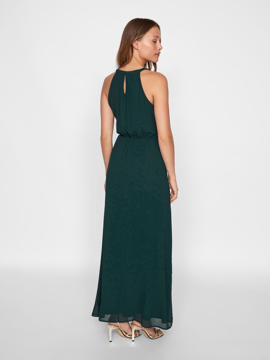 VILA VIMILINA HALTER NECK MAXI DRESS, Scarab, highres - 14052647_Scarab_1038600_004.jpg