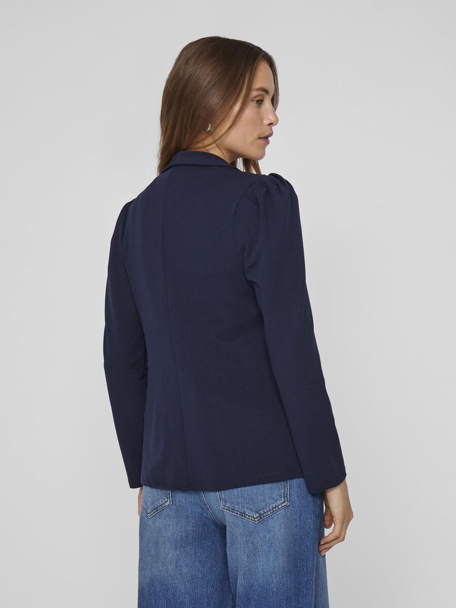 VILA PUFSKULDER BLAZER, Navy Blazer, highres - 14108294_NavyBlazer_004.jpg