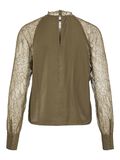 VILA LACE LONG SLEEVED TOP, Burnt Olive, highres - 14103185_BurntOlive_002.jpg