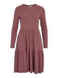 VILA LONG SLEEVED KNEE-LENGTH DRESS, Rose Brown, highres - 14109874_RoseBrown_001.jpg