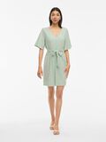 VILA SHORT SLEEVED SHORT DRESS, Silt Green, highres - 14101668_SiltGreen_005.jpg