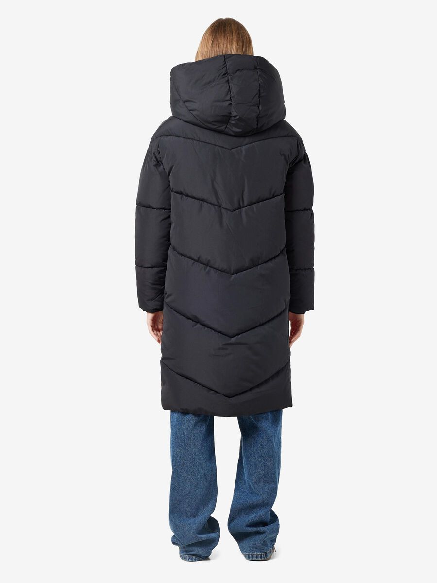 Carousel image - NMTALLY LONG PUFFER JACKET, Black | 4