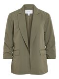 VILA 3/4-SLEEVED BLAZER, Dusty Olive, highres - 14109496_DustyOlive_001.jpg