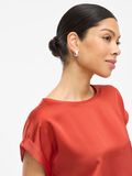 VILA VIELLETTE SHORT SLEEVED TOP, Paprika, highres - 14059563_Paprika_006.jpg