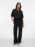 VILA TIE-NECK SHORT SLEEVED TOP, Black Beauty, highres - 14102609_BlackBeauty_005.jpg