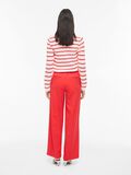 Product image thumbnail - VIVARONE HIGH WAIST PANTALONI GAMBA AMPIA, Hibiscus | 2