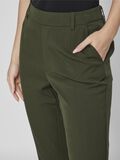 VILA VIVARONE SLIM FIT HIGH WAISTED TROUSERS, Kombu Green, highres - 14087406_KombuGreen_006.jpg