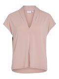 VILA V-HALS KORTERMET TOPP, Misty Rose, highres - 14107300_MistyRose_001.jpg