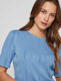 VILA ROUND NECK SHORT SLEEVED TOP, Blissful Blue, highres - 14104164_BlissfulBlue_006.jpg