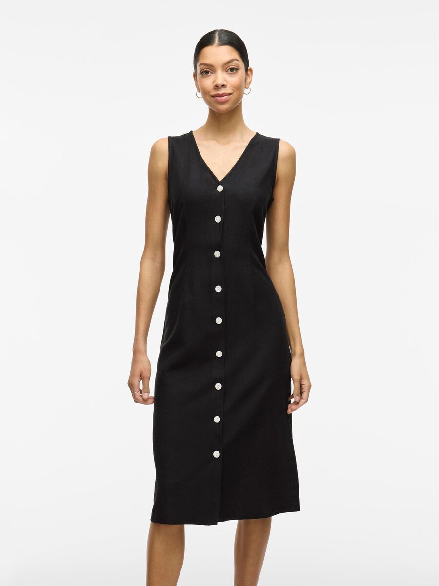 VILA ÄRMELLOSES MIDIKLEID, Black Beauty, highres - 14104800_BlackBeauty_003.jpg