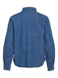 VILA LONG SLEEVED DENIM SHIRT, Medium Blue Denim, highres - 14108905_MediumBlueDenim_002.jpg
