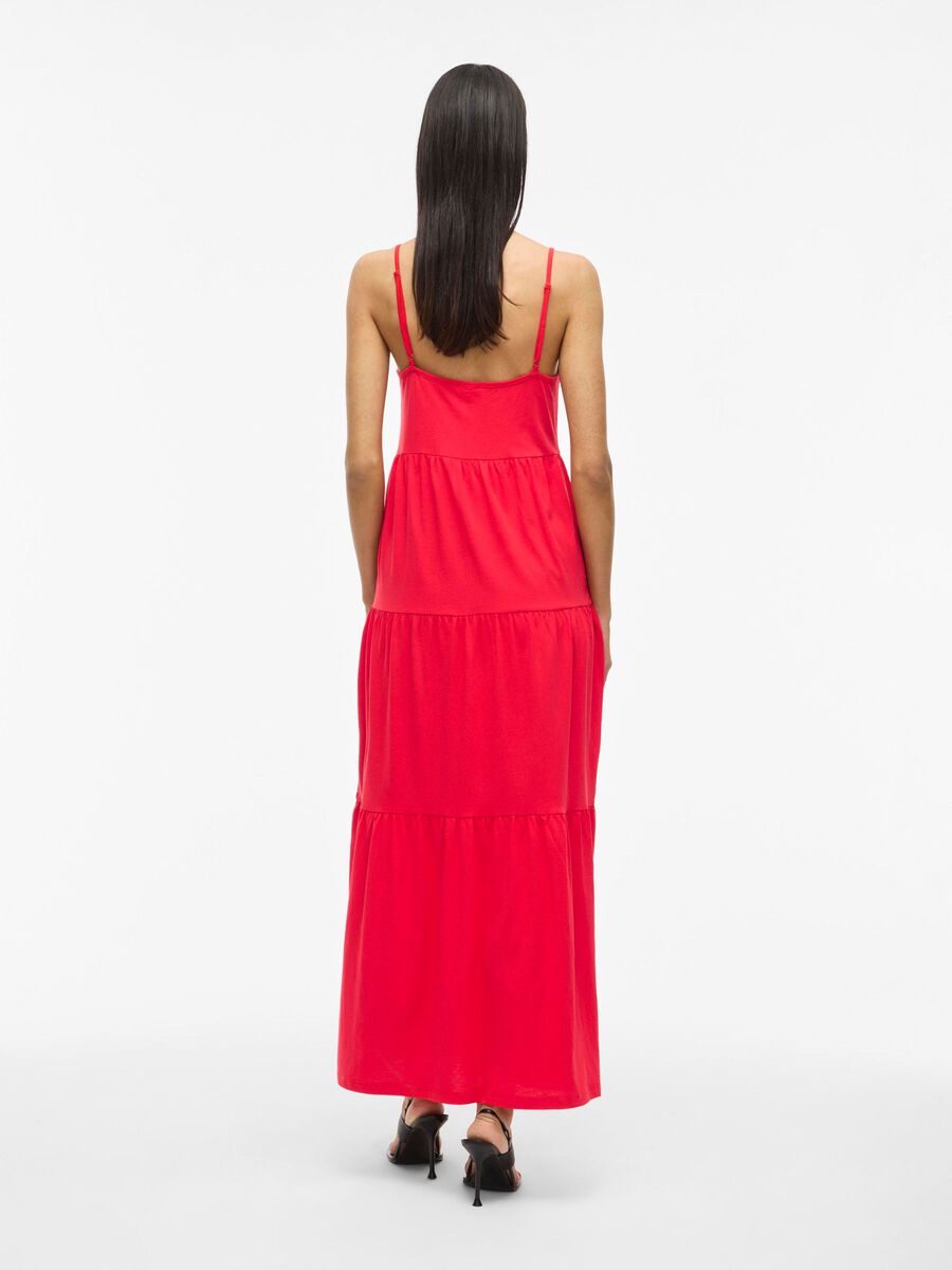 VILA STRAP MIDI JURK, Racing Red, highres - 14110006_RacingRed_004.jpg