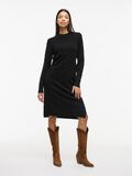 VILA VIRIL LONG SLEEVED MIDI DRESS, Black, highres - 14061427_Black_003.jpg