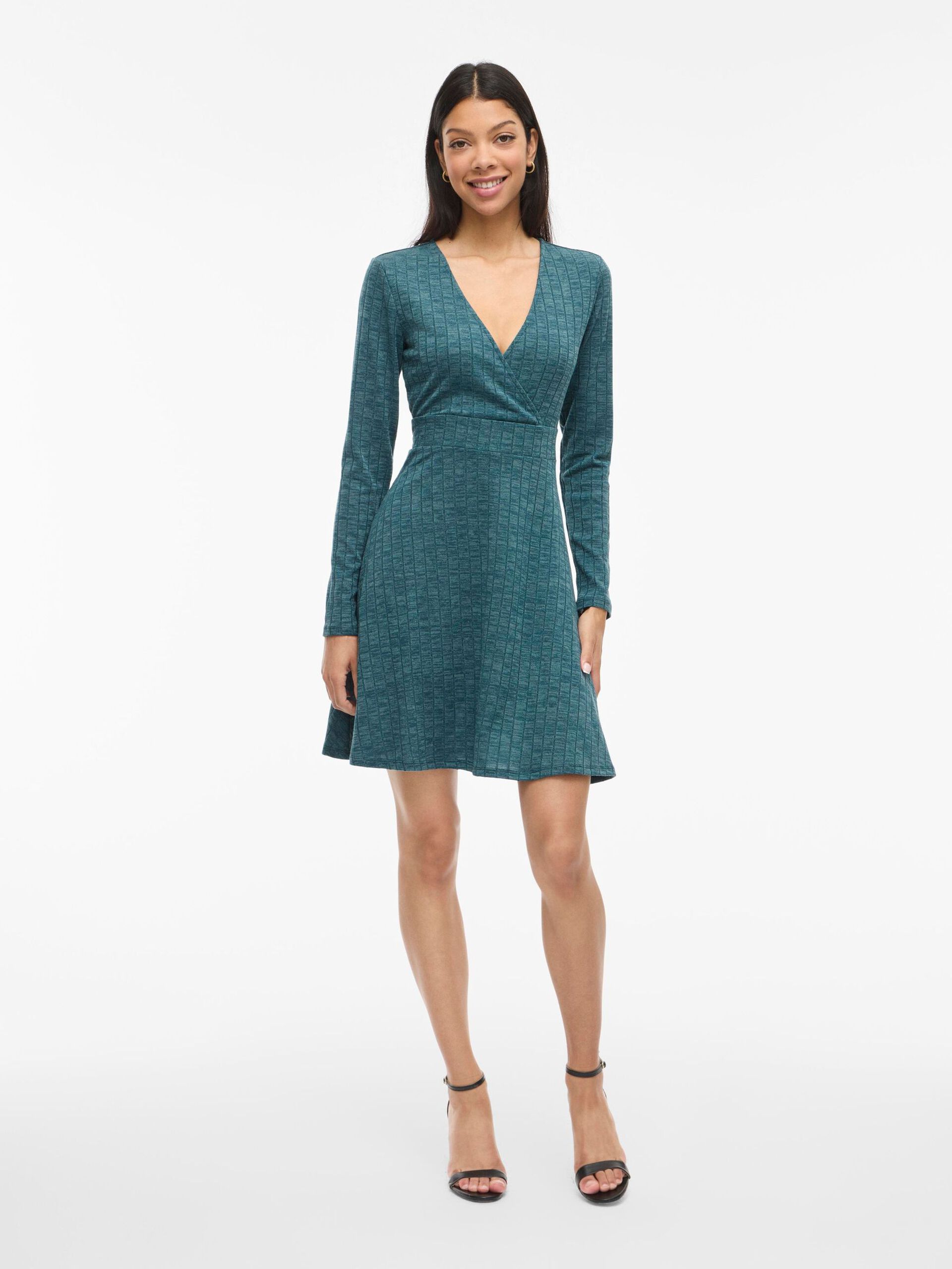 Carousel image - VIMILJA LONG SLEEVED SHORT DRESS, Ponderosa Pine | 4