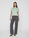 VILA VIELLETTE SHORT SLEEVED TOP, Silt Green, highres - 14059563_SiltGreen_005.jpg