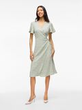 VILA VILOVIE SHORT SLEEVED WRAP DRESS, Desert Sage, highres - 14059666_DesertSage_1192409_005.jpg