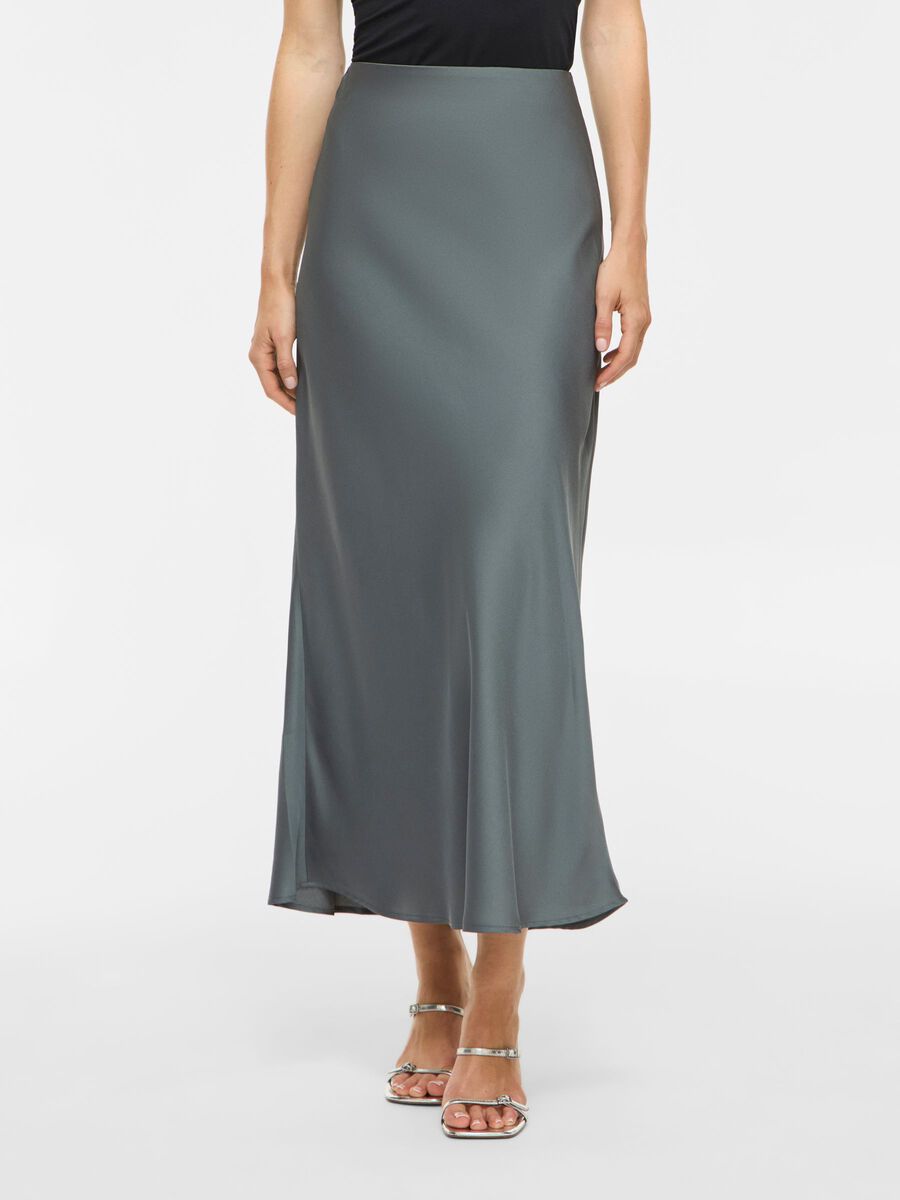 Carousel image - VIELLETTE HIGH WAIST MIDI SKIRT, Balsam Green | 1