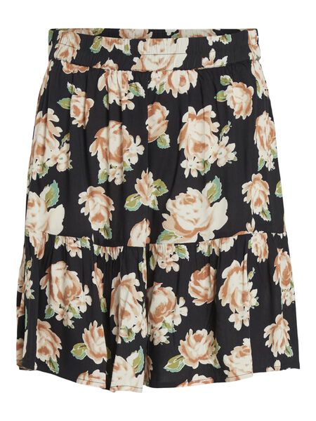 Vila HIGH WAIST MINI SKIRT, Black, highres - 14090963_Black_1073438_001.jpg