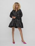 Vila RUFFLE SHORT DRESS, Black, highres - 14078506_Black_005.jpg