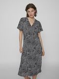 Vila SHORT SLEEVED WRAP DRESS, Black, highres - 14059666_Black_929546_007.jpg