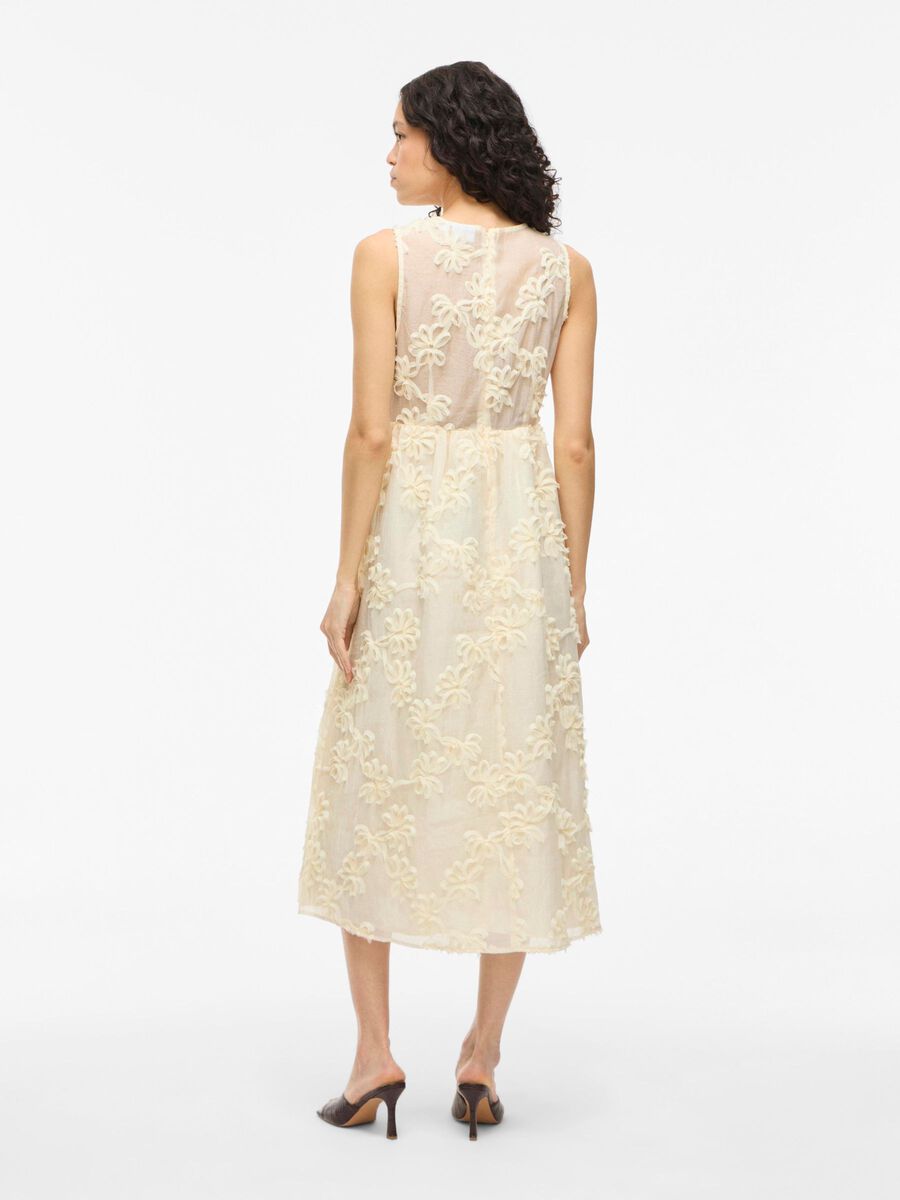 VILA VIAGNES - SANS MANCHES ROBE MI-LONGUE, Birch, highres - 14110863_Birch_004.jpg