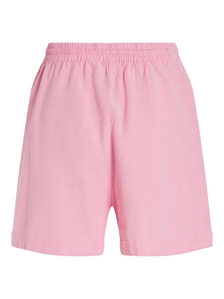 VILA HIGH-WAIST SHORTS, Begonia Pink, highres - 14085287_BegoniaPink_002.jpg
