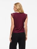 VILA VITRAV V-NECK CAP SLEEVE TOP, Fig, highres - 14111143_Fig_004.jpg