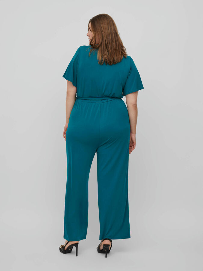 CURVE - BELTED JUMPSUIT (Green) | Vila® Official Online Shop
