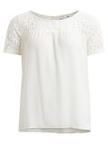 Object Collectors Item LACE DETAIL - SHORT SLEEVED TOP, Gardenia, highres - 23023352_Gardenia_001.jpg