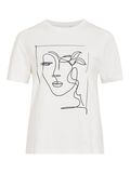 VILA ROUND NECK T-SHIRT, Snow White, highres - 14103247_SnowWhite_1156689_001.jpg