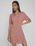 Vila SHORT SLEEVED SHIRT DRESS, Brick Dust, highres - 14092492_BrickDust_007.jpg