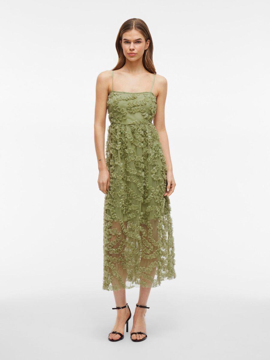 VILA ÄRMELLOSES MIDIKLEID, Sage, highres - 14104320_Sage_003.jpg