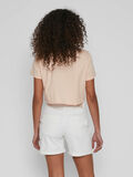 Vila KURZES T-SHIRT, Cream Tan, highres - 14089304_CreamTan_1055640_004.jpg