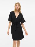 VILA SHORT WRAP DRESS, Black Beauty, highres - 14101657_BlackBeauty_003.jpg